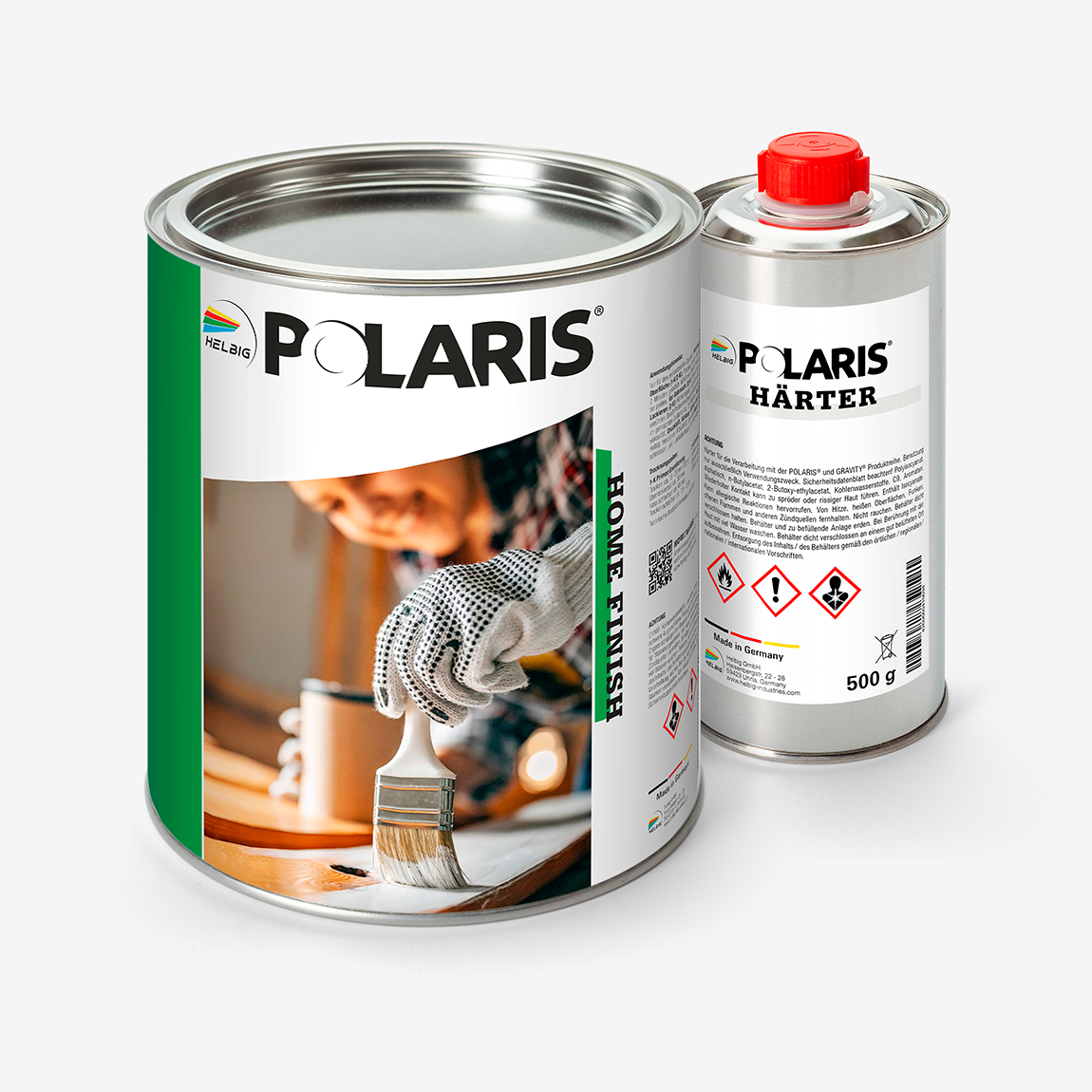 500g Härter und Home Finish 2500g
