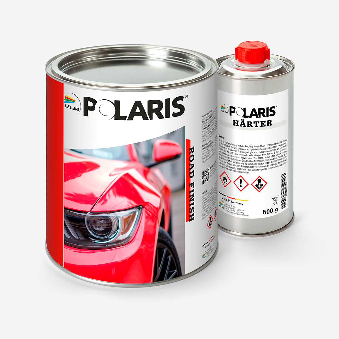 500g Härter und Road Finish 2500g