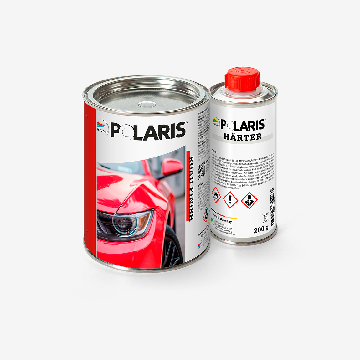 200g Härter und Road Finish 1000g